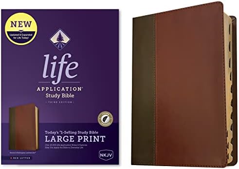NKJV Life Application Study Bible, Third Edition, Large Print